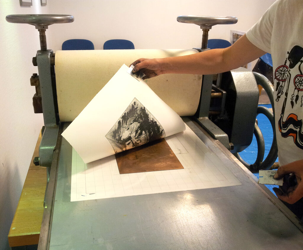 Workshop Radierungen mit Raimund Pallusseck